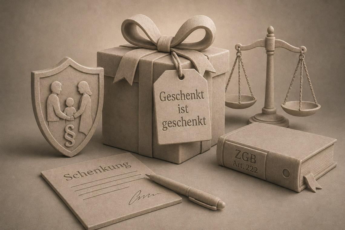 Scheidung - Trennung - Schenkung